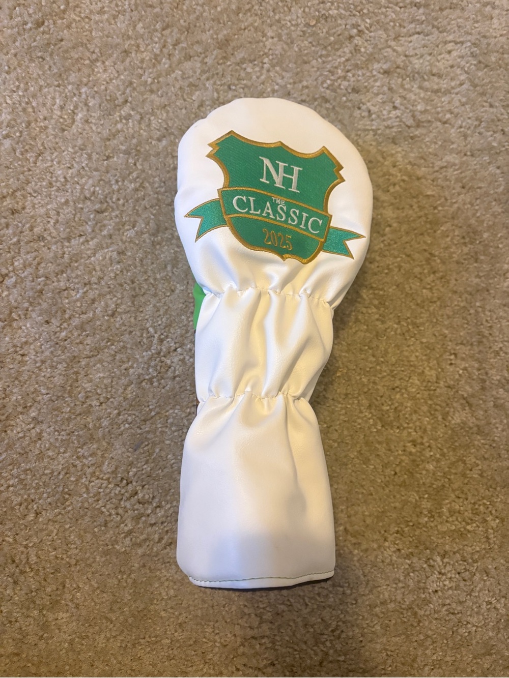 NH Classic 2025 White & Green Golf Headcover. Very rare